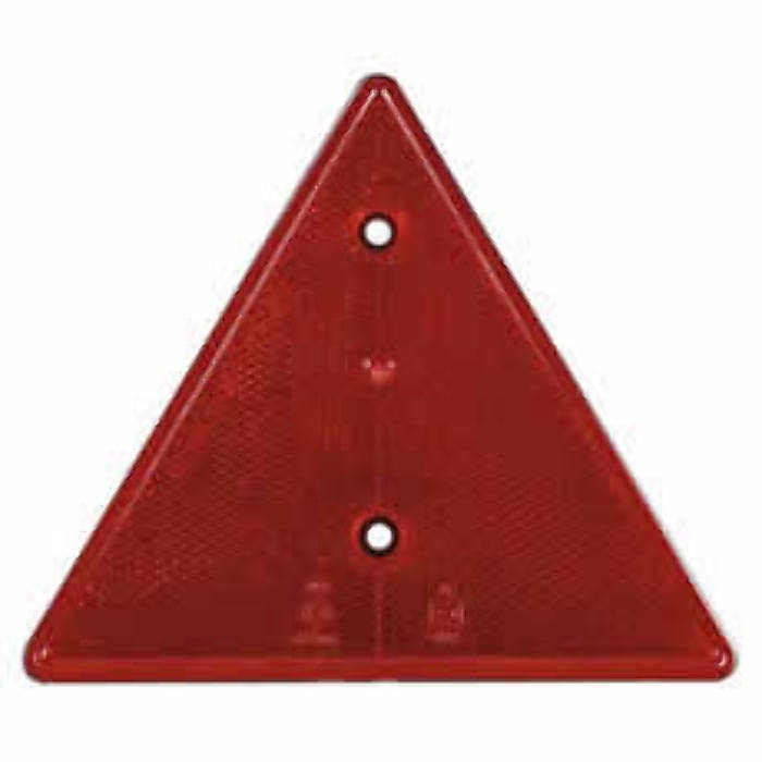 Red Reflex Reflector - Two Hole Fixing