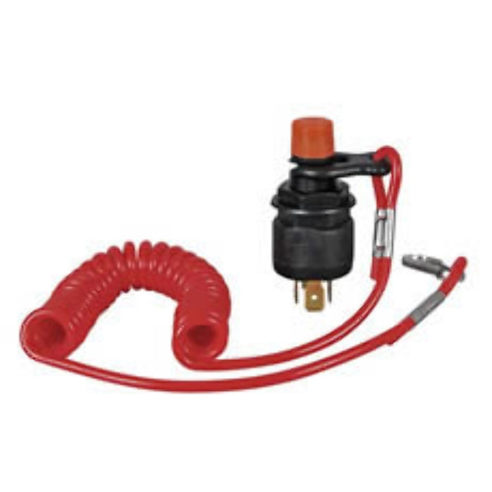 Marine Emergency Cut-Off Switch with Lanyard - 15A at 12V