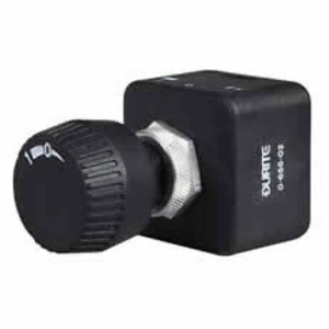 Splashproof Three Position Rotary Switch - Off/On/On - 15A at 12V