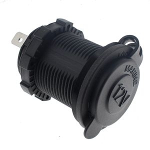 Black Power Socket - 12V