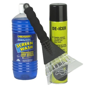 De-Icer, Scrapers & Screen Wash