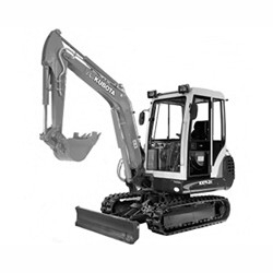 Kubota KX61-2 Mini Excavator Parts