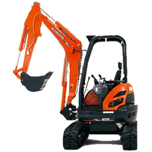 Kubota U25S Mini Excavator Parts