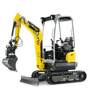 Wacker Zero Tail Mini Excavator Parts