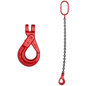 Chain Slings with Self Locking Clevis Hook