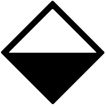 Hazard Warning Diamond Labels