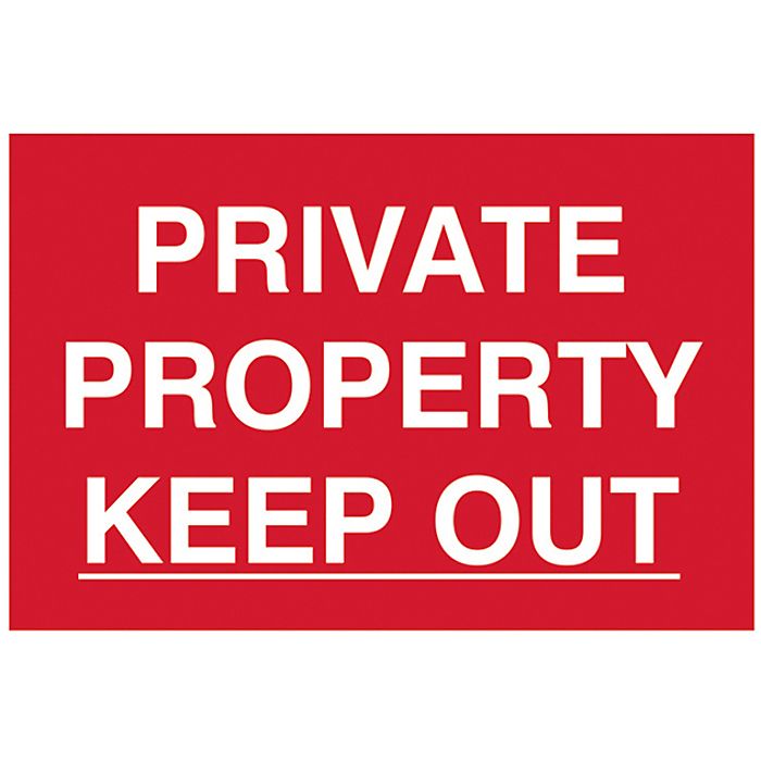 Security & Property Signs