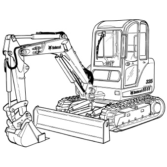 Bobcat X335 Mini Excavator Parts Bobcat X335 Mini Excavator Parts