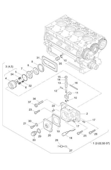 Fuel Device Assembly for Hatz 2L40