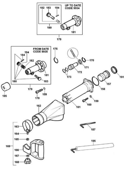 Holder Assembly for DeWalt DW558L