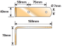 Mudwing Bracket 159mm Plastic Trailer Mudguards