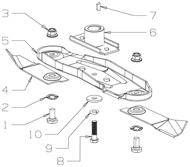 Blade Assembly for Masport 800ST