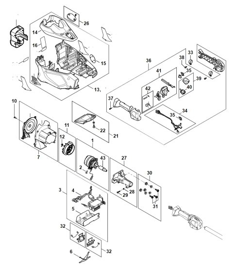 Electric Motor for Stihl KMA135R