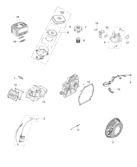 Engine Assembly for Wacker MP12