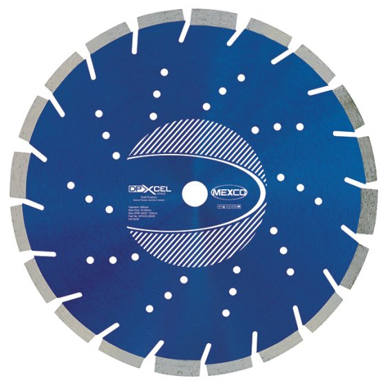 Mexco 300mm Diamond Blade Dual Purpose Abrasive XCEL Grade