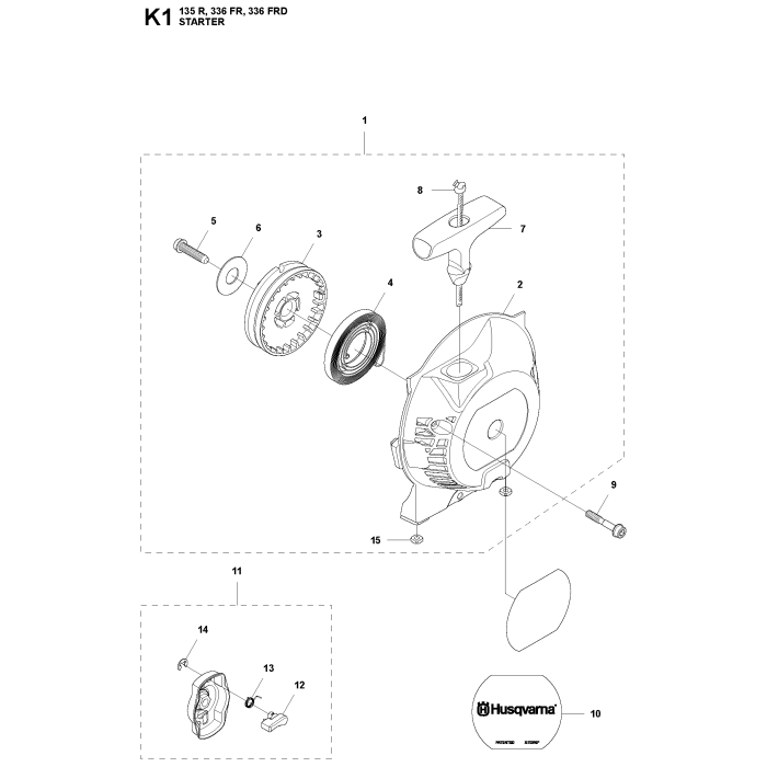 Starter Assembly For Husqvarna 336FR Brushcutter L S Engineers