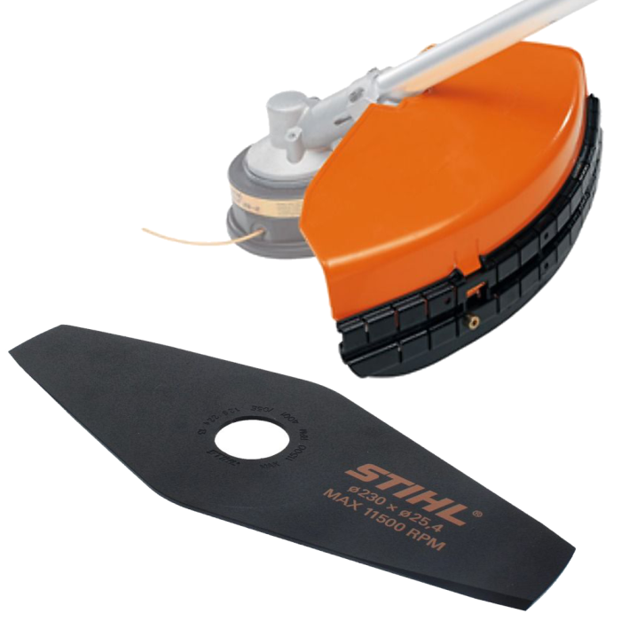 Brush Knife Blade And Guard Kit For Stihl Fs55 Fr130 Brushcutters Lands Engineers