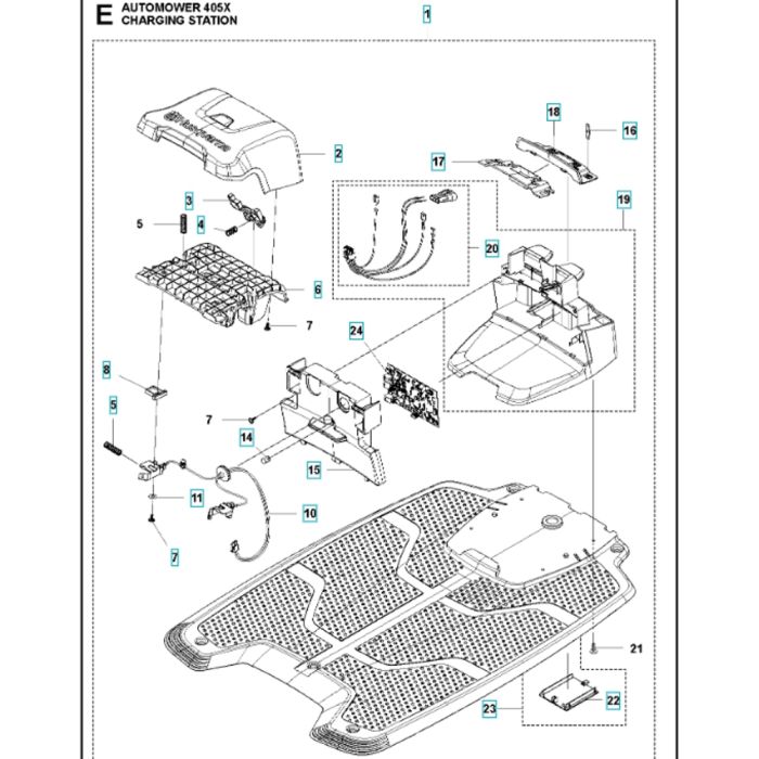 Charging Station Assembly for Husqvarna Automower 405X L&S Engineers