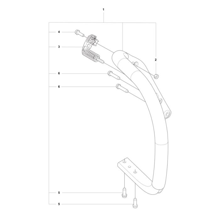 Handle Assembly for Husqvarna 562XP Mark II Chainsaw L&S Engineers