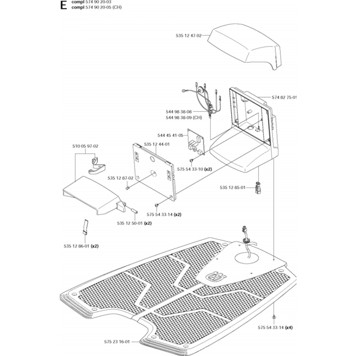 Charging Station Assembly for Husqvarna Automower 260 ACX L&S Engineers