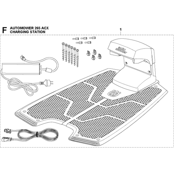 Charging Station1 Assembly for Husqvarna Automower 265 ACX L&S Engineers