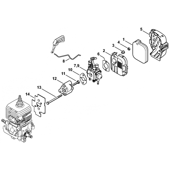 Stihl bg 50 carburetor deals