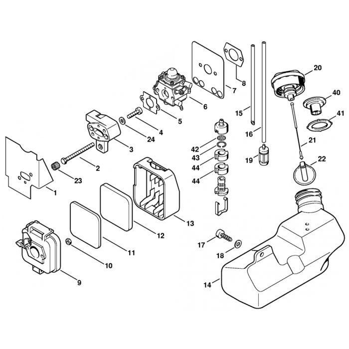 Parts for hot sale stihl blower