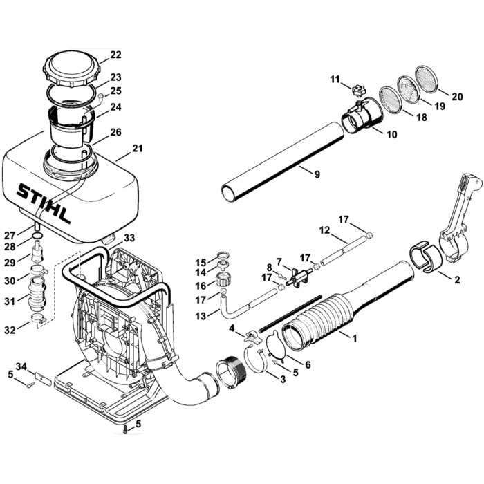 Stihl shop br340 blower
