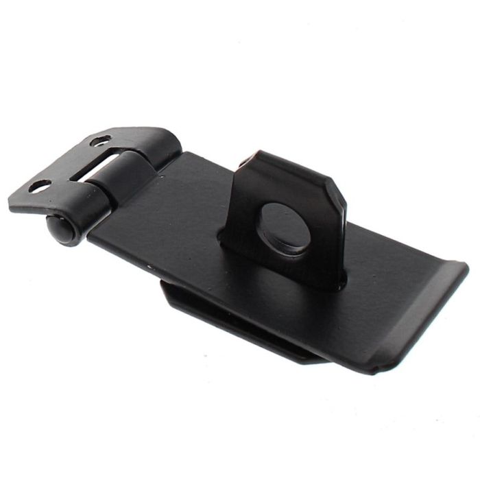 Bulk Hardware BH01734 Safety Hasp And Staple Japanned, 75mm