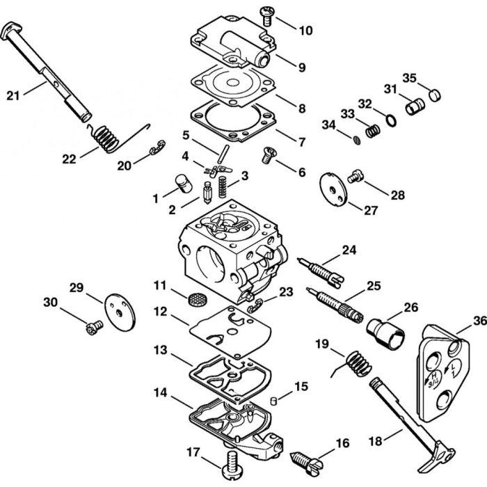 Stihl shop ms200t carburetor