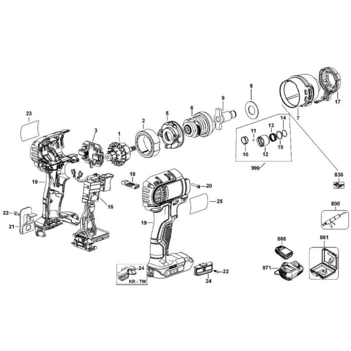 Dcf885 dewalt sales impact driver