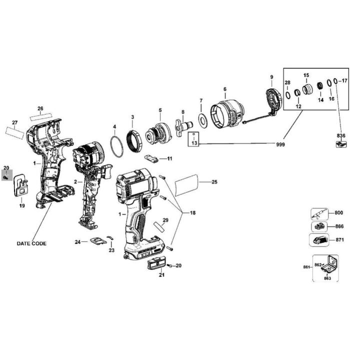 Dewalt dcf887 sale details