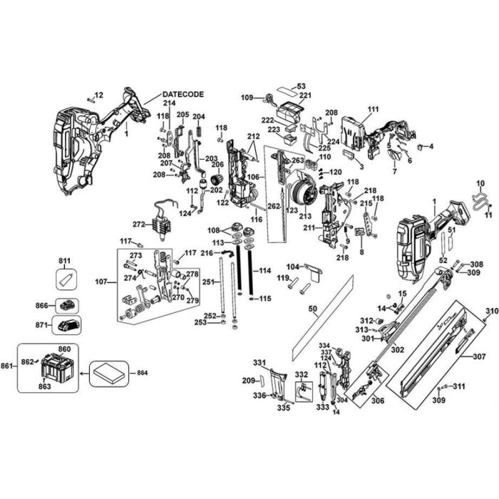 Dewalt dcn650 2025 stores