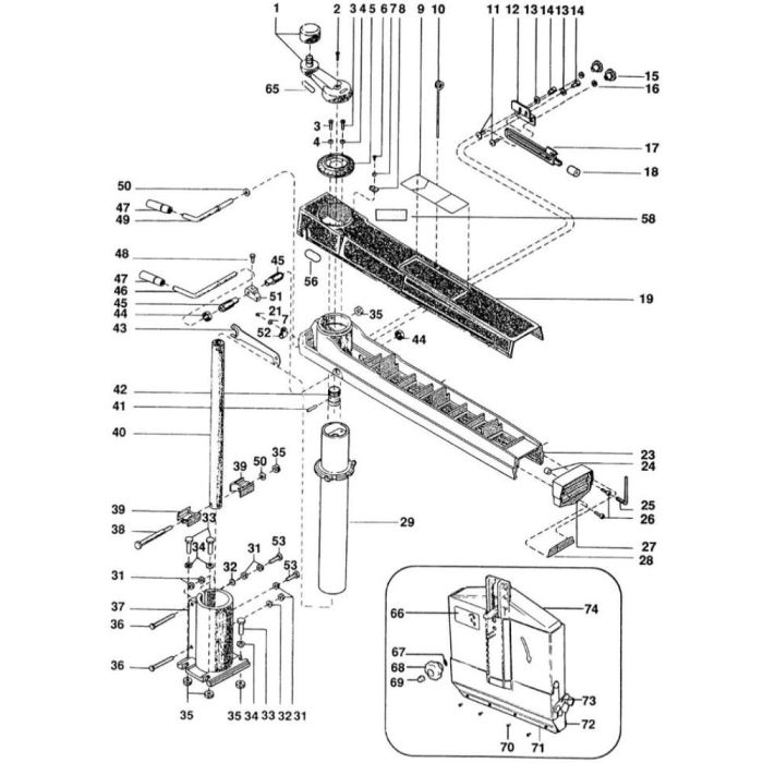 Dewalt radial 2025 arm saw parts