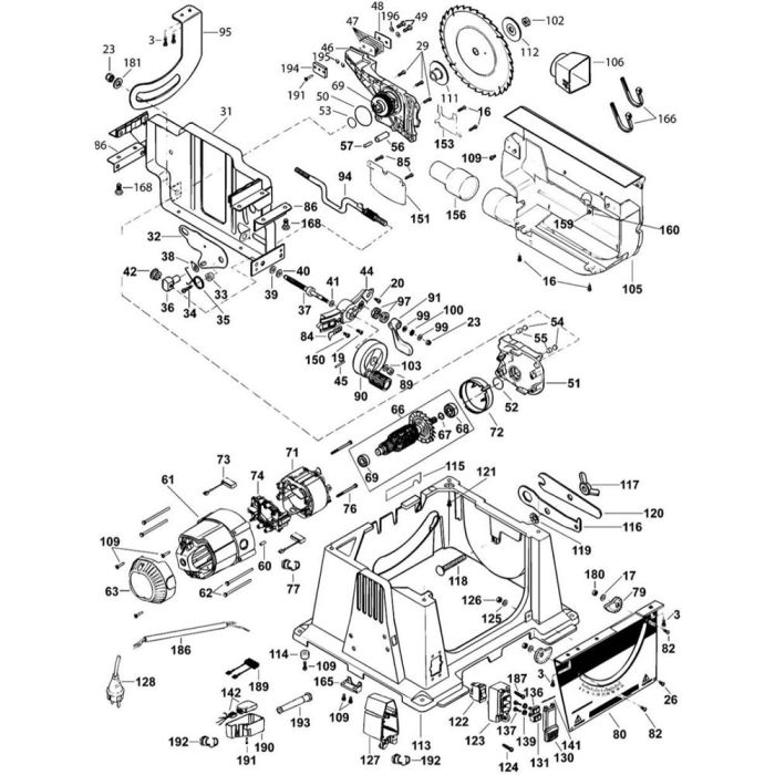 Assembling dewalt 2025 table saw