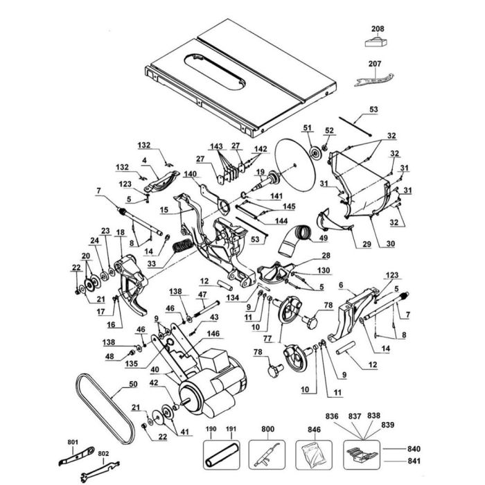 Assembling dewalt 2025 table saw