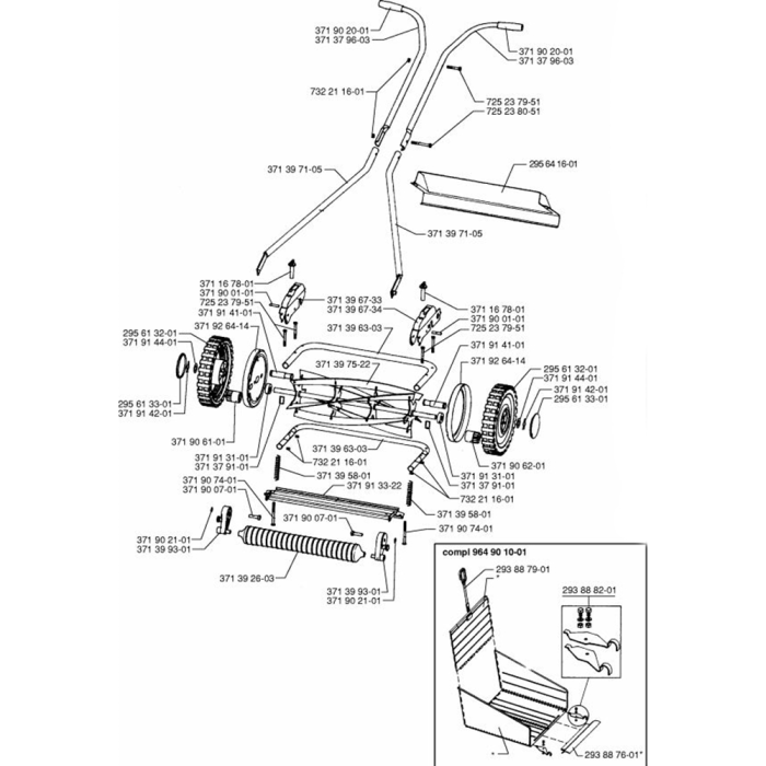 Repair Parts for Husqvarna EXCLUSIVE 5400 Lawn Mowers