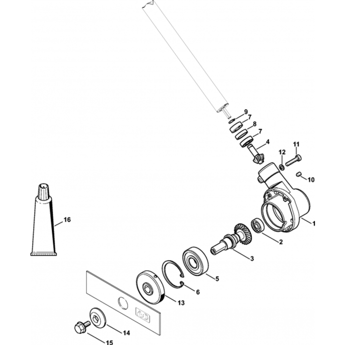 Gear Head Assembly for Stihl FC 111 Lawn Edger L&S Engineers