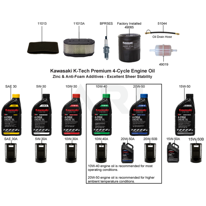 Maintenance Parts for Kawasaki FH641V Engine L&S Engineers