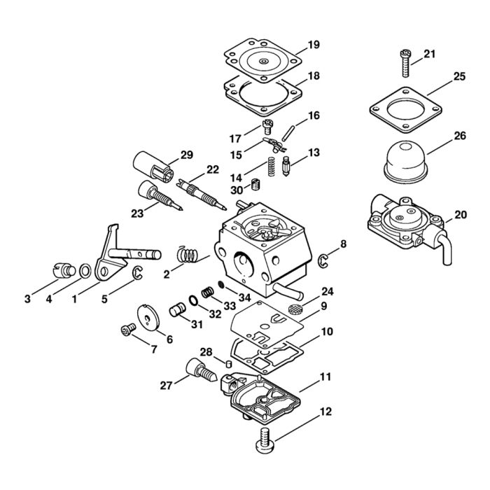 Stihl fs75 carburetor hotsell