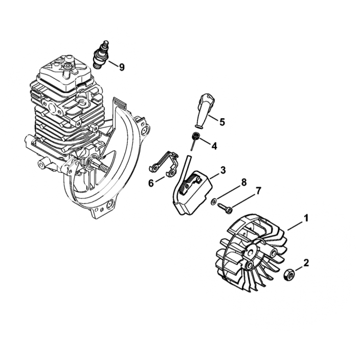 Stihl FS91 FS91r Ignition System Assembly L&S Engineers
