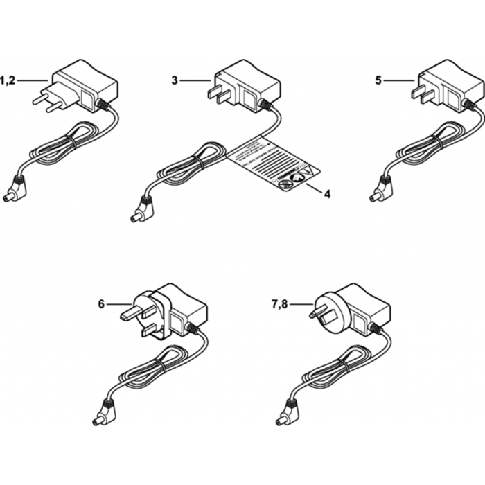 Charging Cable Assembly for Stihl FSA 45 LithiumIon Grass Trimmer L