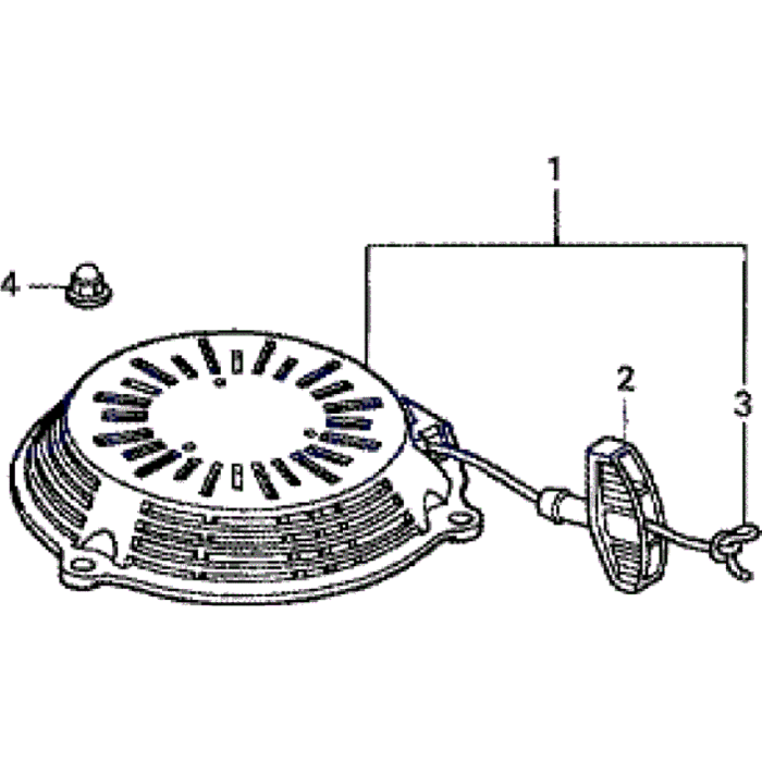 Honda lawn mower 2025 recoil
