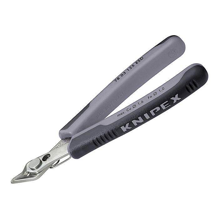 Flush Cutting Pliers ESD Safe 125mm for Electronics by