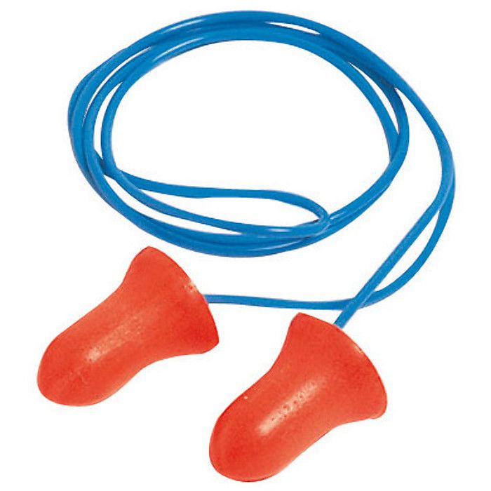 Premium Foam Corded Earplug preshaped foam earplugs for maximum