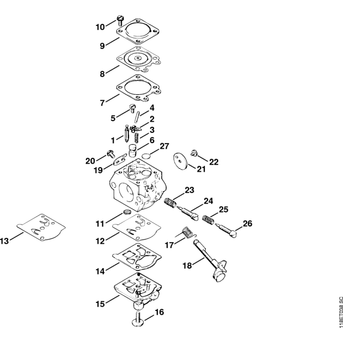 Stihl 028 deals carburetor
