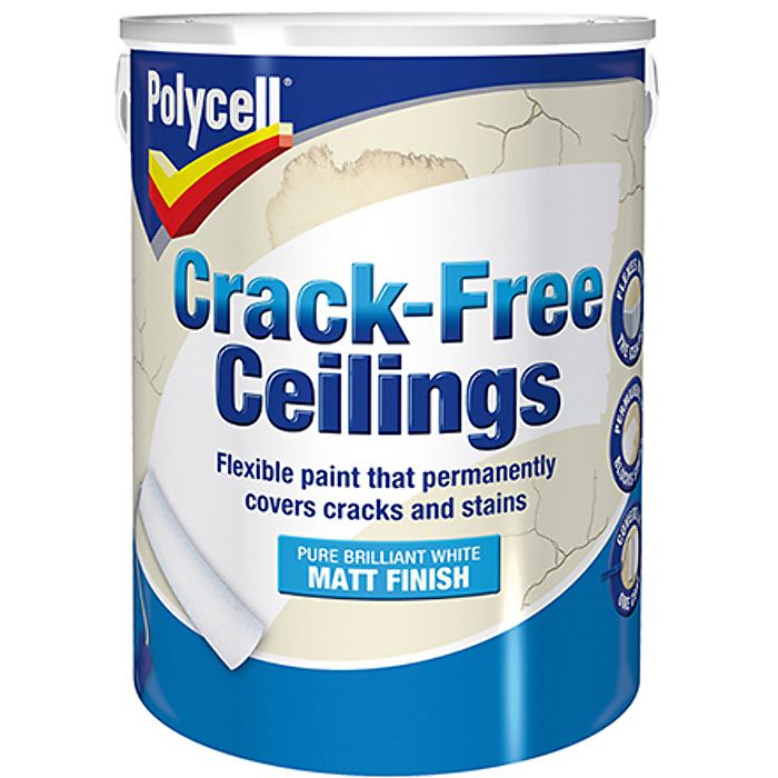 Free Ceilings Smooth Matt 5 Litre by Polycell 5084976 L S Free Ceilings Smooth Matt 5 Litre by Polycell 5084976 L S