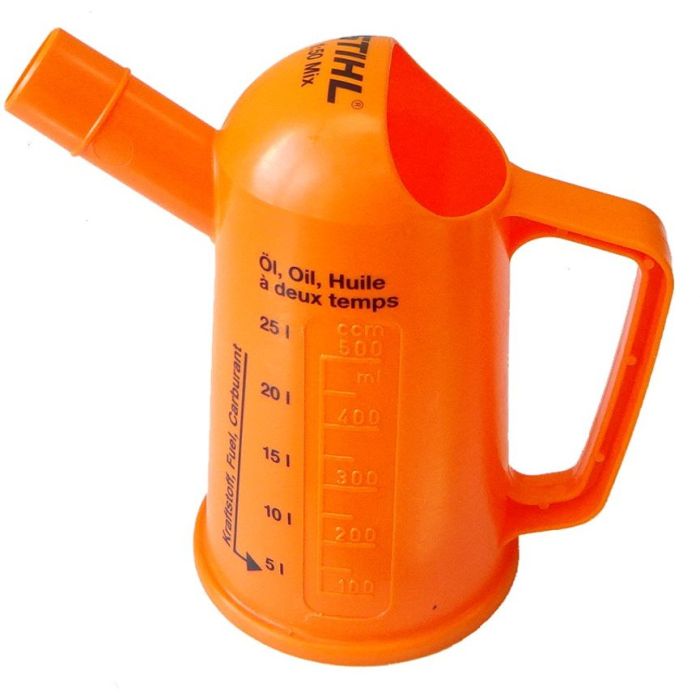 Measuring jug for mixing fuel - Measuring jug: For preparing fuel mix