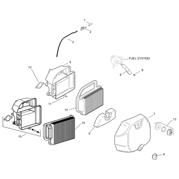 Air Intake for Kohler SV620 Engines L&S Engineers