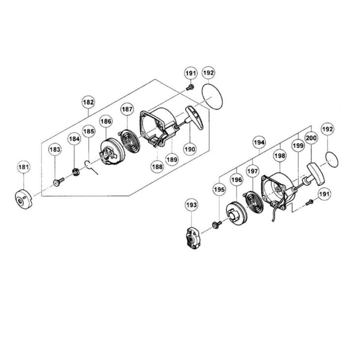 Recoil Starter for Tanaka THB260PF Blower L&S Engineers